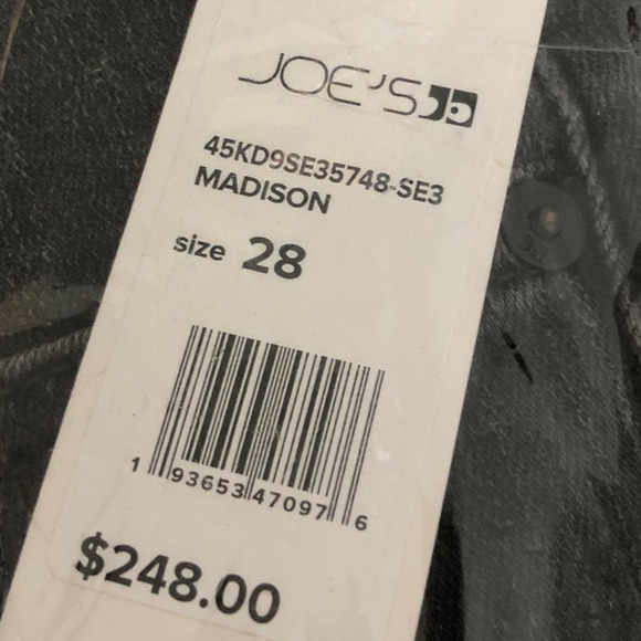 Joe's Jeans x Stephanie Gottlieb The Charlie Jeans Studded Madison NWT Size 25 - Picture 5 of 8